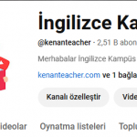 YOUTUBE KANALI TAVSİYESİ